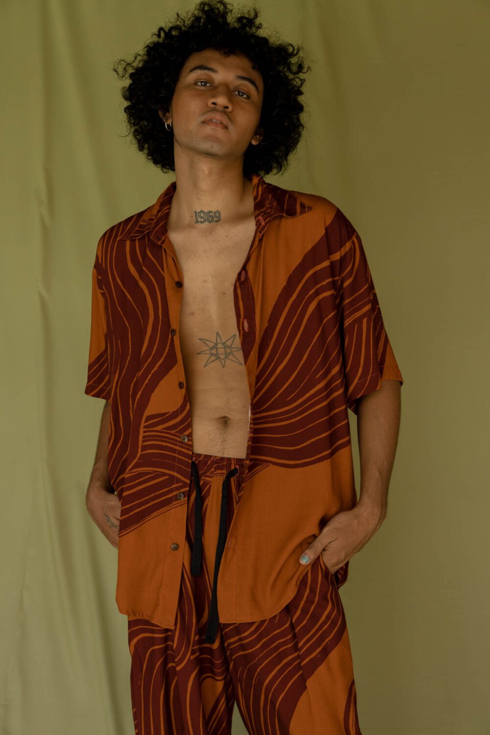 ATLAS SET PANTS - LAVA FLOW
