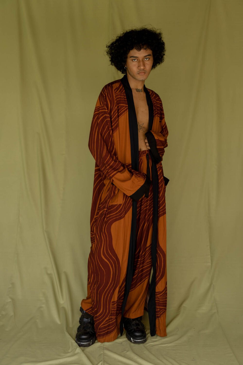 Indigo Robe - Lava Flow