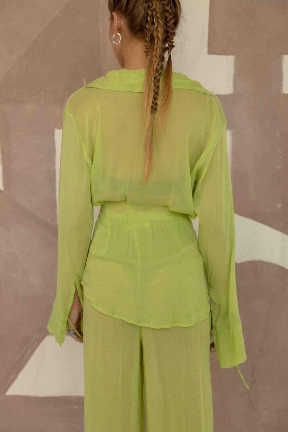 Avery Shirt - Light Green - Image 3