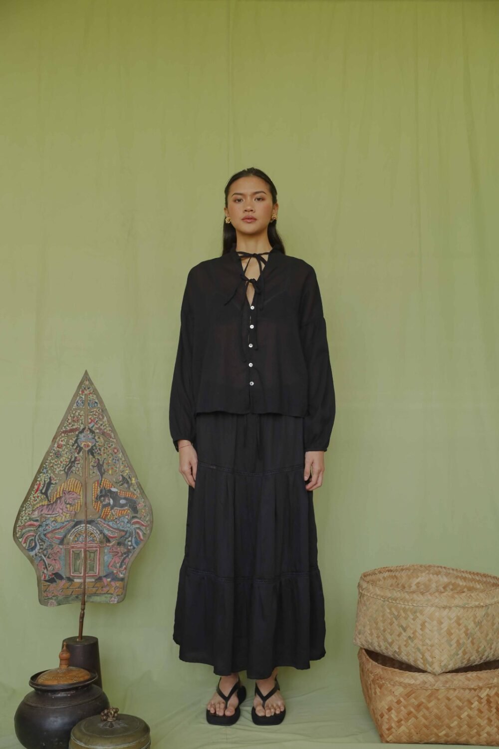 Senja Shirt - Black - Image 4