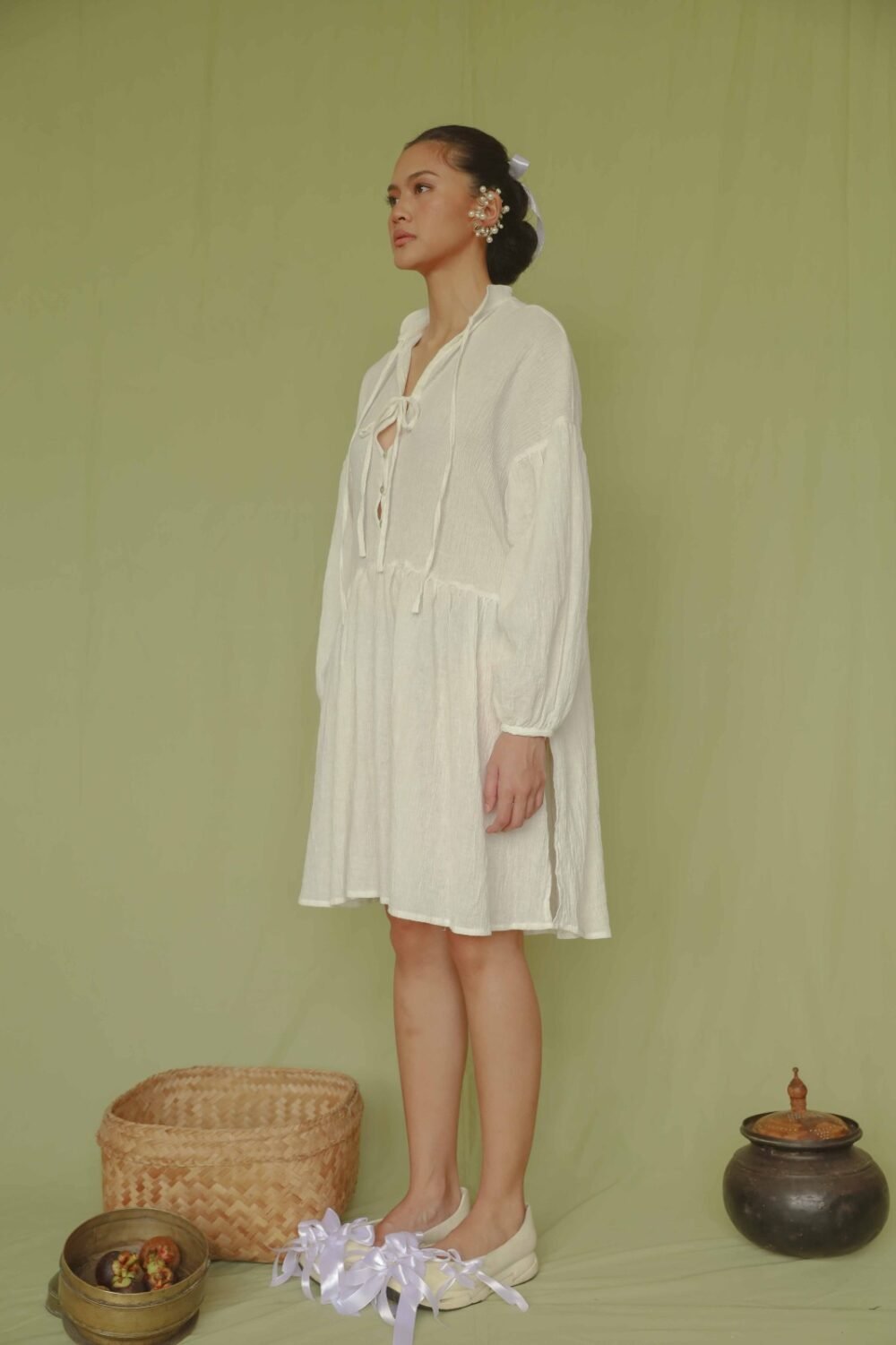 Senja Dress - White - Image 3