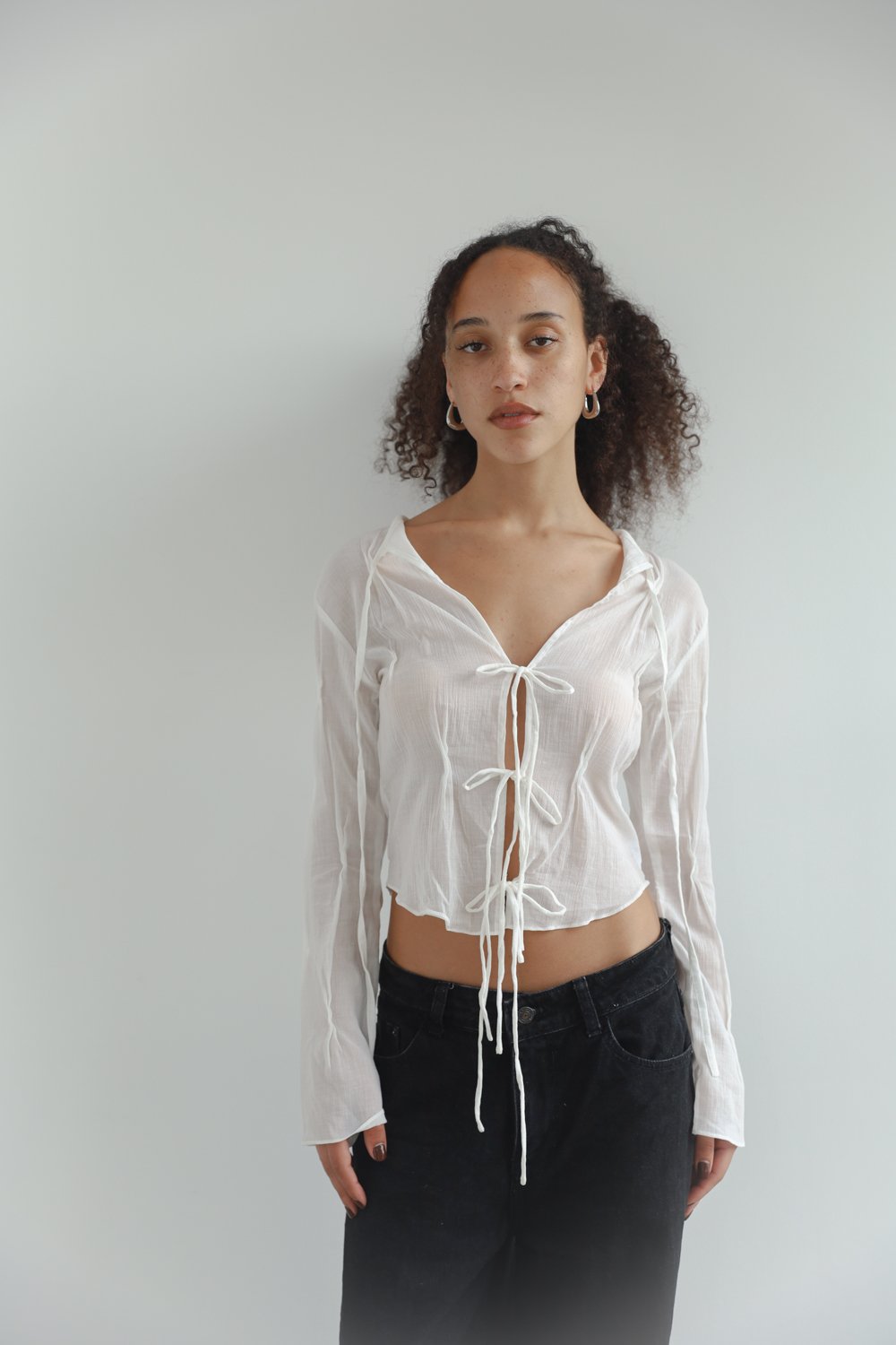 Mazel Long Sleeve – White