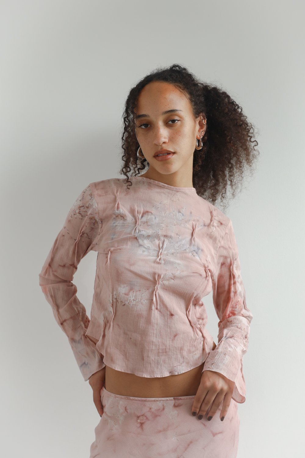 Mazel Long Sleeve - Orchid Tdye - Image 3