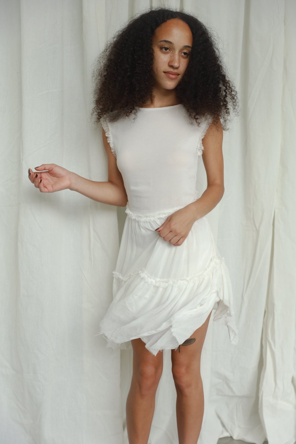 Nona Dress – White