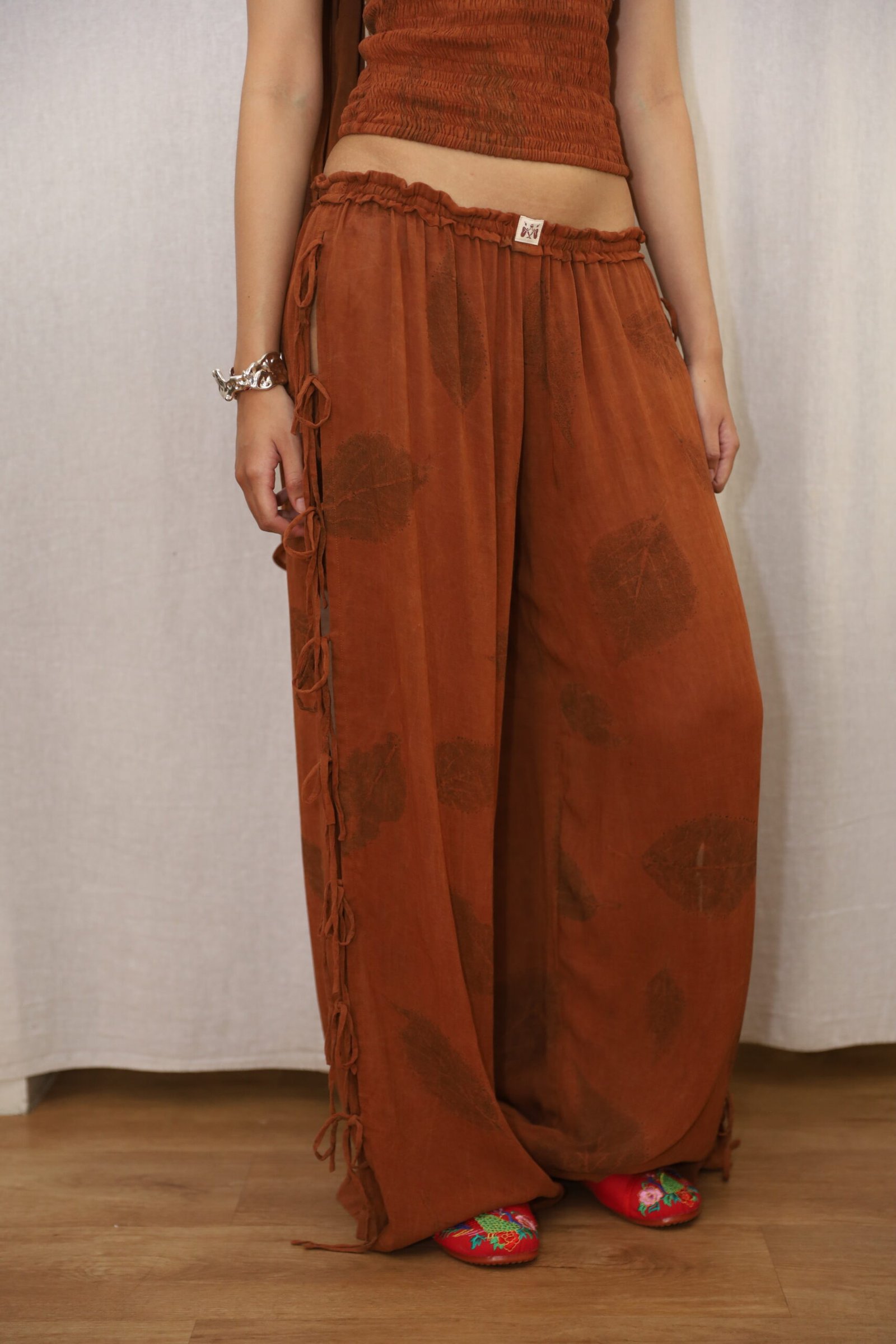 Selkie Pants - Amber Eco Print - Image 3